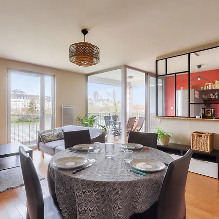 Apartment Sejour Sur L'ile De Avec Vue Sur La Loire Nantes